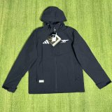 25/26 Arsenal Interchange Jacket Black White  Windbreaker