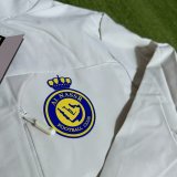 25/26 Al-Nassr FC  Interchange Jacket Black White  Windbreaker