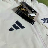 25/26 Arsenal Interchange Jacket Black White  Windbreaker