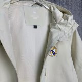25/26 Real Madrid  Interchange Jacket Black White Windbreaker
