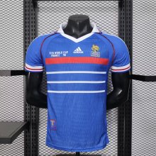 25/26 France  Blue  Retro Player 1:1 Quality Soccer Jersey