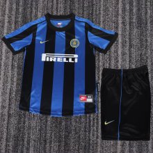 1999/2000 Inter Milan Home Kids Kits Retro 1:1 Quality Soccer Jersey