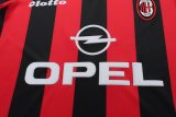 1997/1998 AC Milan Home Kids Retro 1:1 Quality Soccer Jersey