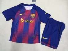 25/26 Barcelona Music Festival  Kids Kits 1:1 Quality Soccer Jersey