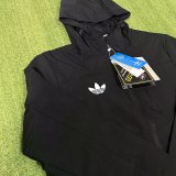 25/26 Adidas Clover Interchange Jacket Black White  Windbreaker