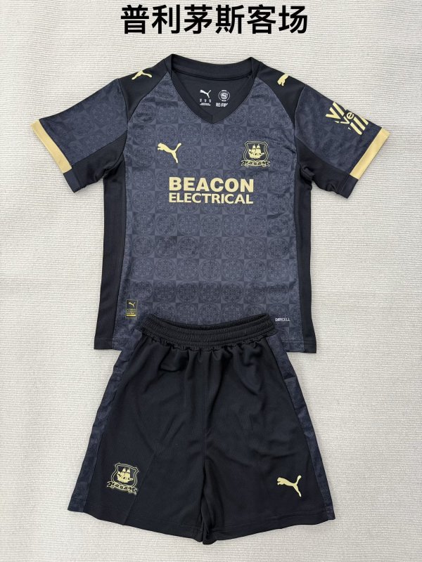 25/26 Plymouth Away Kids Kits 1:1 Quality Soccer Jersey