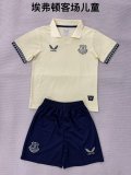 25/26 Everton  Away  Kids Kits 1:1 Quality  Soccer Jersey