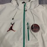 25/26 PSG Paris Interchange Jacket Black White Windbreaker