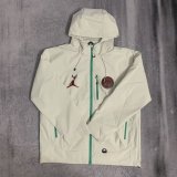 25/26 PSG Paris Interchange Jacket Black White Windbreaker