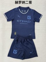 25/26 Girona third  Kids Kits 1:1 Quality  Soccer Jersey
