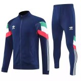 25/26 Adidas  Clover Black Jacket Tracksuit   1:1 Quality