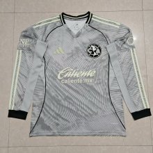 25/26 Club American Third  Fans Long sleeve 1:1 Quality Soccer Jersey
