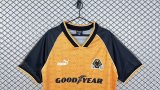 1996/1998 Wolves Home Yellow Fans Retro 1:1 Quality Soccer Jersey