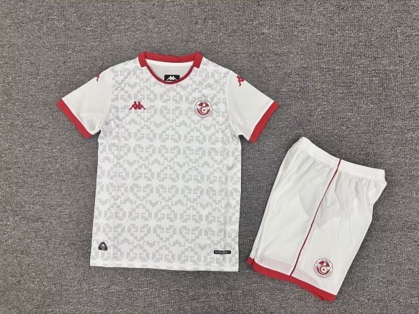 26/27 (2026)Tunisia Away Kids Kits 1:1 Quality Soccer Jersey