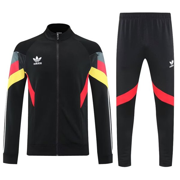 25/26 Adidas  Clover Black  Jacket Tracksuit   1:1 Quality
