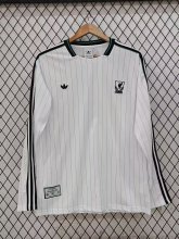 25/26 Liverpool t-shirt Special Edition  White Fans Long sleeve 1:1 Quality Soccer Jersey