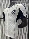 25/26 Real  Madrid Baseball 1:1 Quality Soccer Jersey