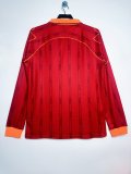1999/2000 Roma Home Long Sleeve  Fans Retro 1:1 Quality Soccer Jersey