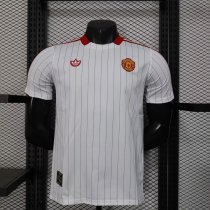 25/26 Manchester United  Casual style White Player 1:1 Quality Soccer Jersey