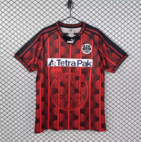1995/1996  Frankfurt Home Red Fans 1:1 Retro Quality Soccer Jersey