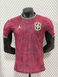 25/26 Brazil  Third  Red Player  1:1 Quality Soccer Jersey