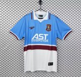 1997/1998  Aston Villa  Away  Fans Retro 1:1 Quality Soccer Jersey