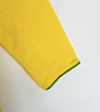 2004 Brazil Home Long Sleeve Retro 1:1 Quality Soccer Jersey