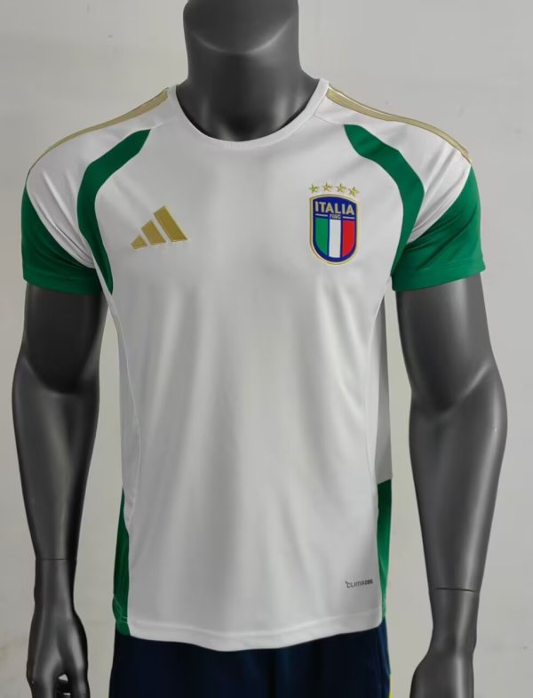 26/27(2026)Italy Training Clothes White Fans 1:1 Quality Soccer Jersey