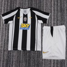 2004/2005  Juventus Home Kids Kits Retro 1:1 Quality Soccer Jersey