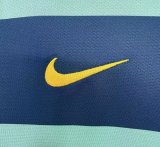 2010/2011  Barcelona Away Green Long Sleeve Retro 1:1 Quality Soccer Jersey