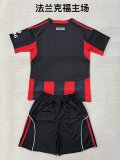 25/26  Frankfurt Home Kids Kits 1:1 Quality Soccer Jersey