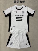 25/26 Stade Rennais  Away  Kids Kits 1:1 Quality Soccer Jersey