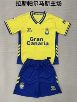 25/26  Las Palmas Home  Kids Kits 1:1 Quality  Soccer Jersey