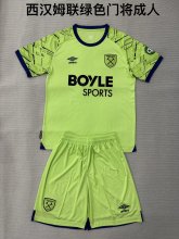 25/26  West Ham United  Goalkeeper Green Adult Kits 1:1  Quality  Soccer Jersey（成人套装）