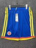 26/27 Colombia Home Blue 1:1 Quality Shorts