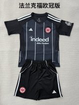 25/26  Frankfurt Champions League edition Kids Kits 1:1 Quality Soccer Jersey