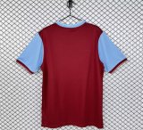 2009/2010 Aston Villa Home Retro 1:1 Quality Soccer Jersey