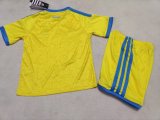 26/27 （2026）Ukraine  Home Kids 1:1 Quality Soccer Jersey