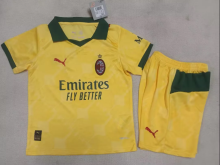 25/26 AC Milan Third Away Kids 1:1 Quality Soccer Jersey