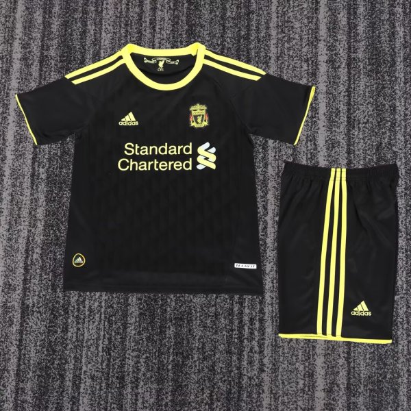 2010/2011 Liverpool Third Kids Retro 1:1 Quality Soccer Jersey