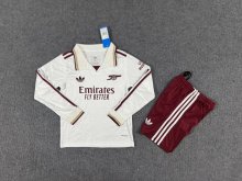 25/26 Arsenal  Third Long sleeved Kids Kits 1:1 Quality Soccer Jersey