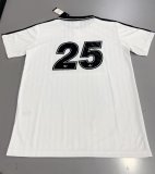 25/26 Adidas Clover #25 T-shirt White Fans 1:1 Quality  Soccer Jersey（白色）