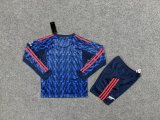 25/26 Arsenal  Away Long sleeved Kids Kits 1:1 Quality Soccer Jersey