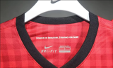 2012-2013 Manchester United Stadium Player version long sleeves 1:1 Quality Retro Soccer Jersey（球员版）