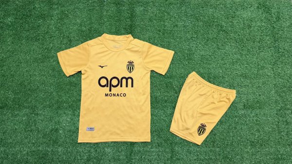 25/26 Monaco Third Kids Kits 1:1 Quality Soccer Jersey