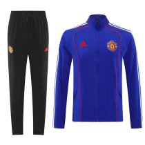 25/26  Manchester United  Retro Blue  Jacket Tracksuit 1:1 Quality