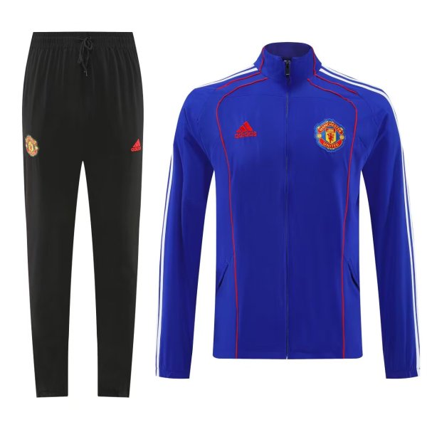 25/26  Manchester United  Retro Blue  Jacket Tracksuit 1:1 Quality