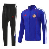 25/26  Manchester United  Retro Blue  Jacket Tracksuit 1:1 Quality