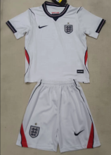 26/27（2026）England Home Kids 1:1 Quality Soccer Jersey
