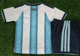 26/27（2026） Argentina Home 1:1 Kids Soccer Jersey